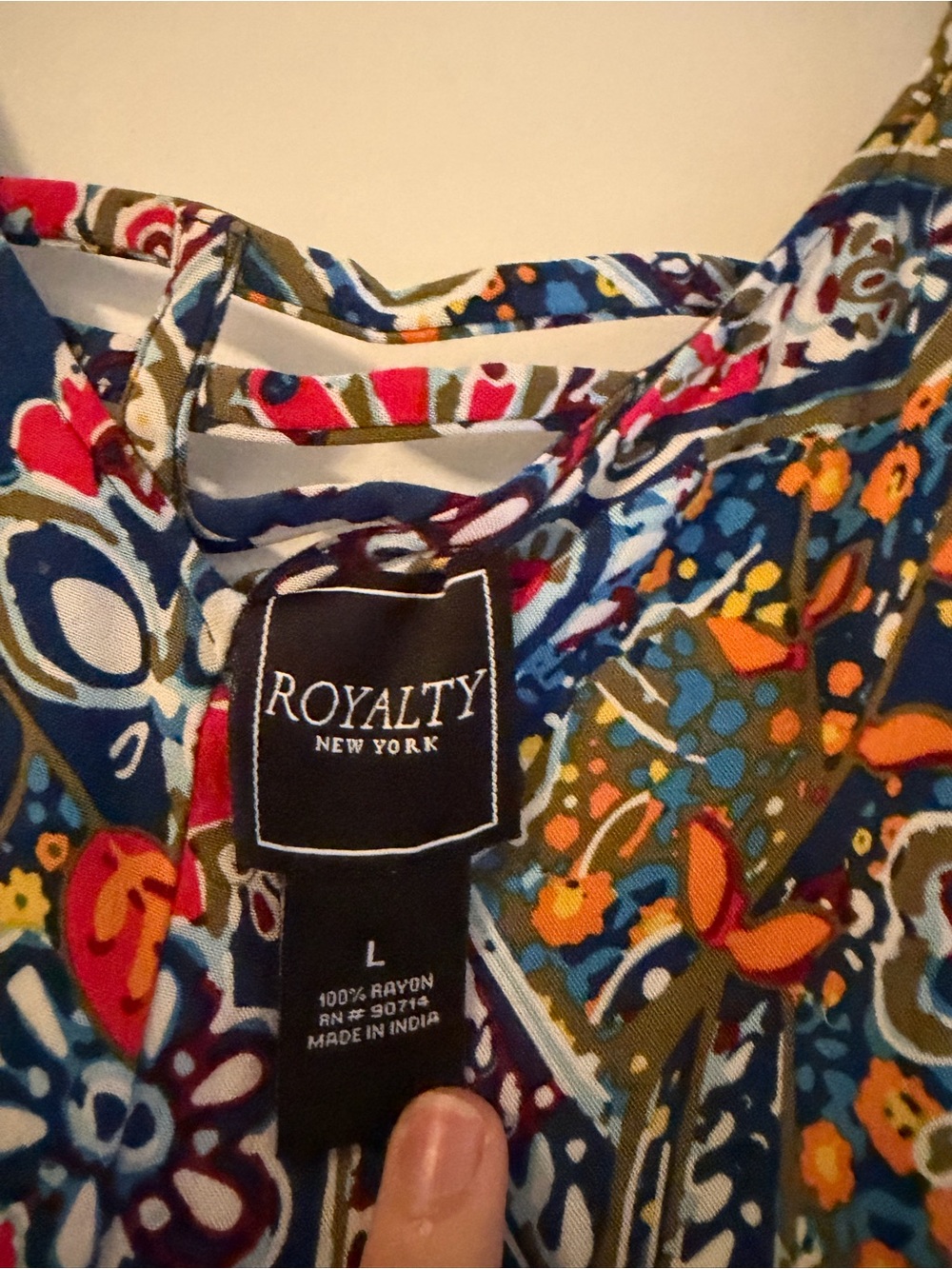 Floral Paisley Spaghetti-Strap Maxi Jumpsuit- Multicolor - Picture 2 of 3